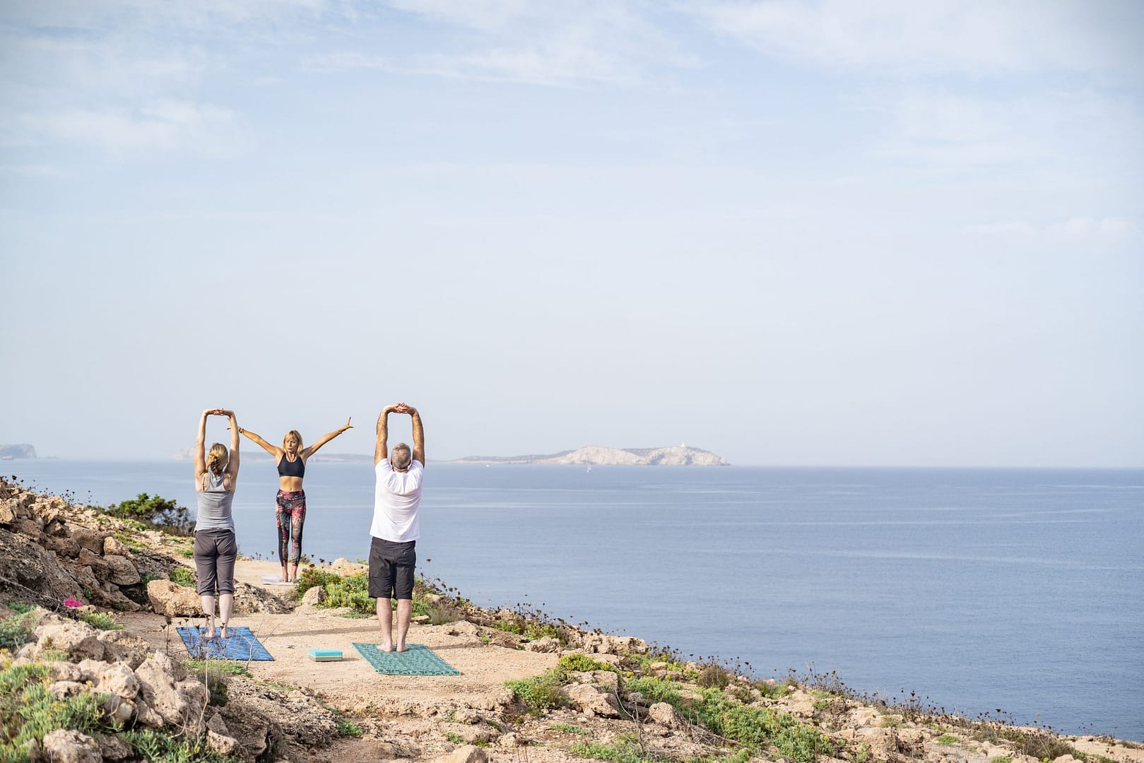 Yoga class by the sea Ibiza